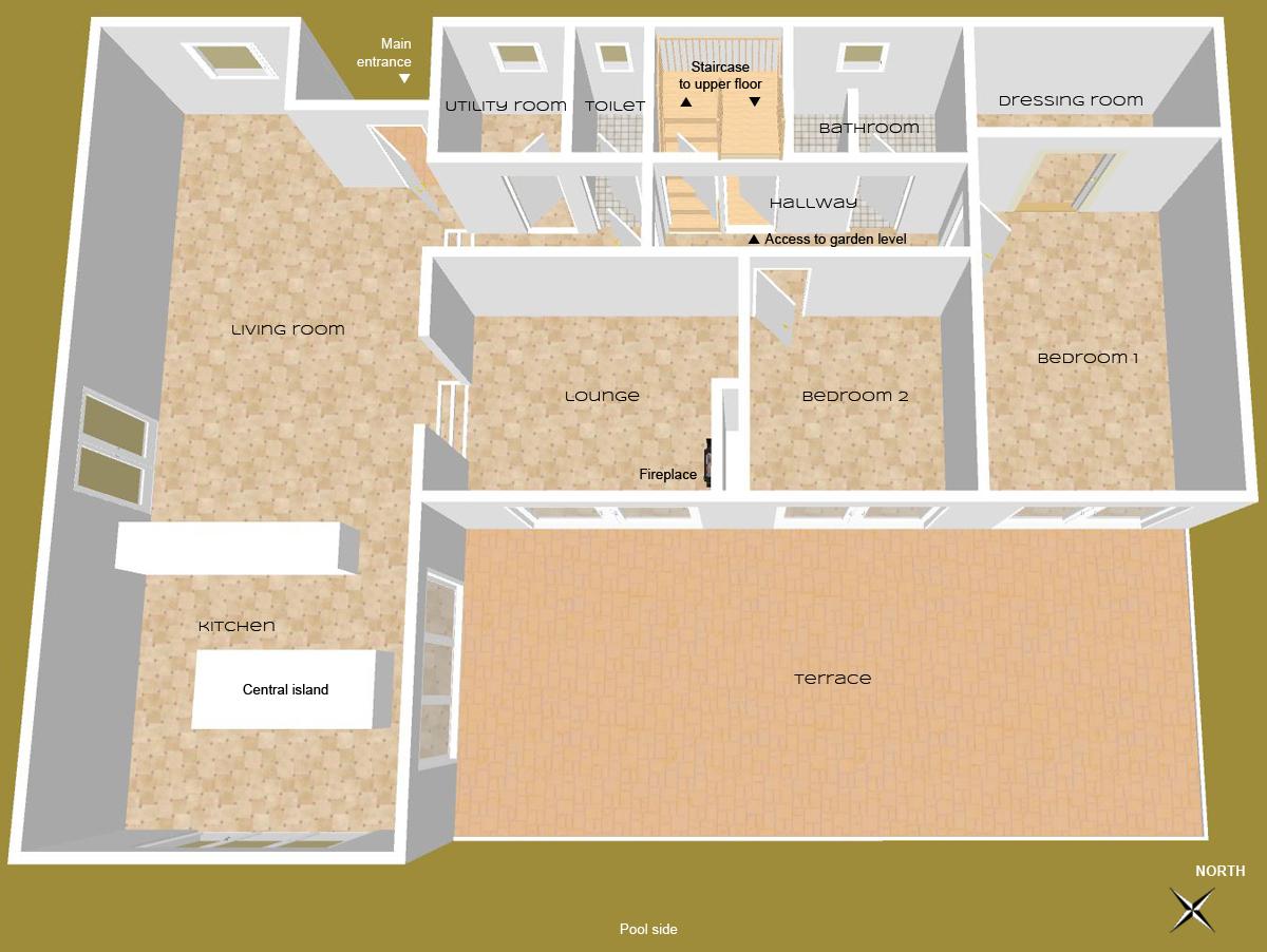 Ground floor layout